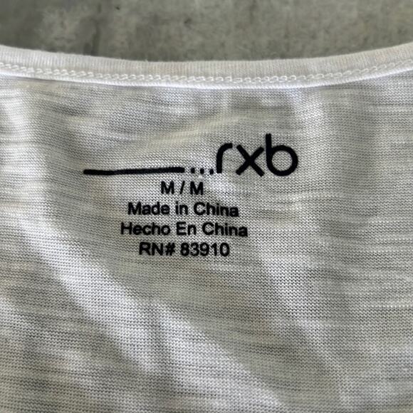 NWT rxb White Embellished Sleeveless Knit Tunic Top - Picture 5 of 14